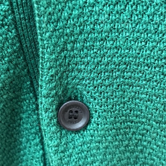 Burberry Green and Black Striped Button Down Shirt - Picture 7 of 7